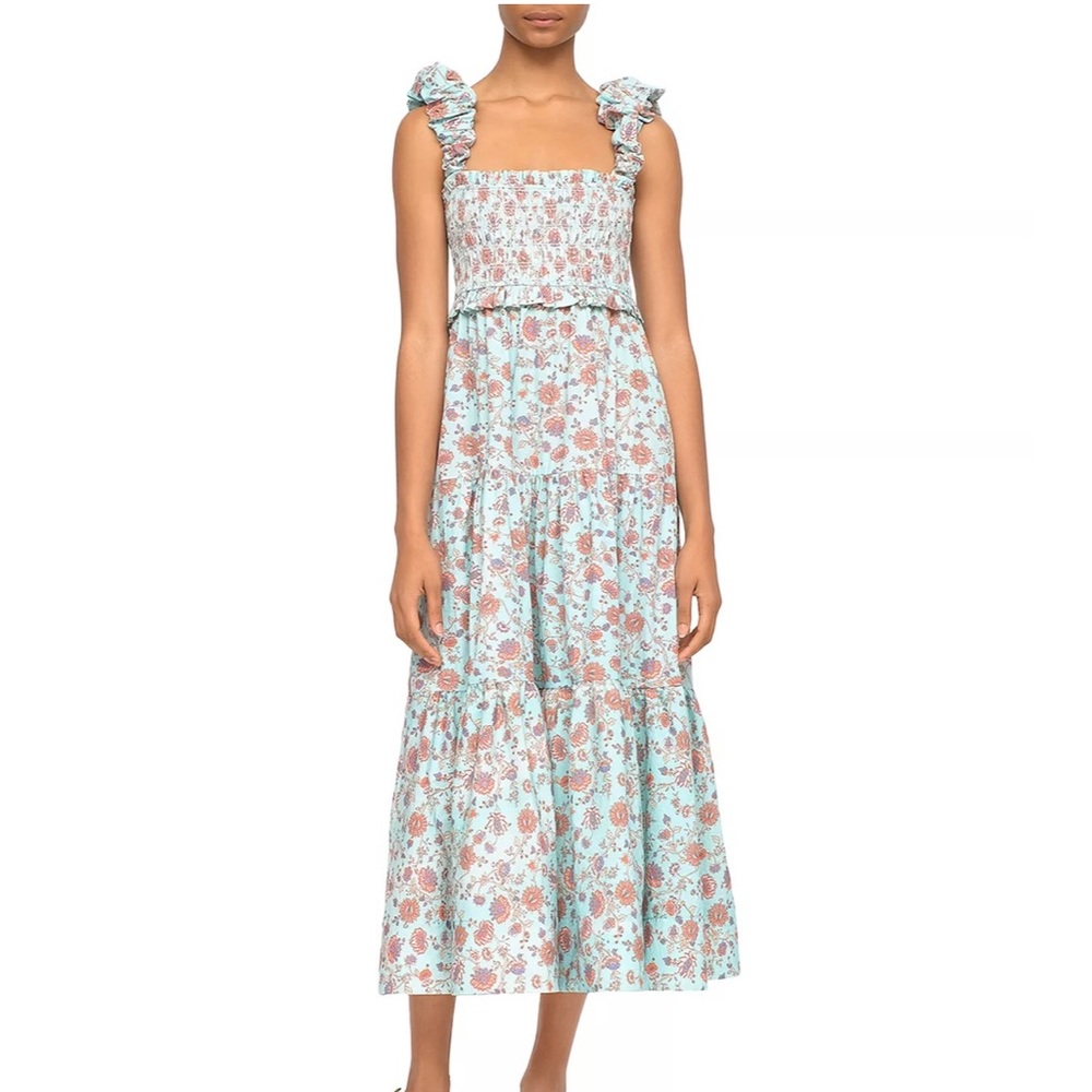 Sea Brita Printed Smocked Dress, XS